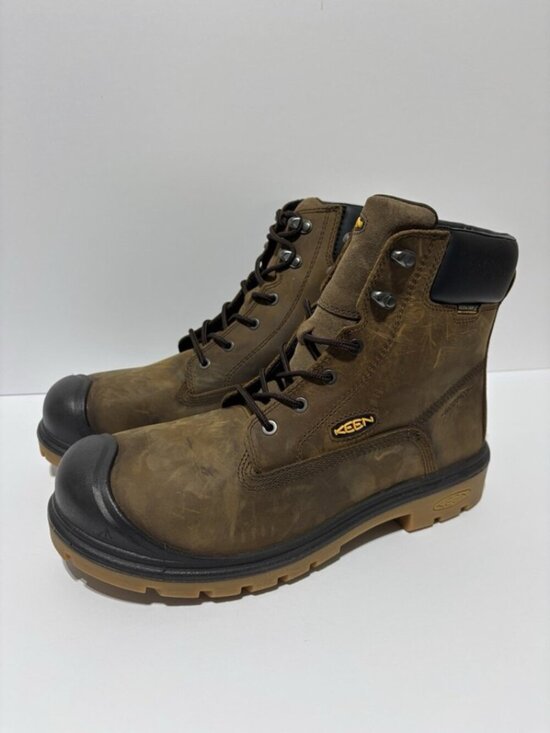 Keen Utility Men’s Baltimore 6” Waterproof Soft Toe Work Boots, Size 11.5 D
